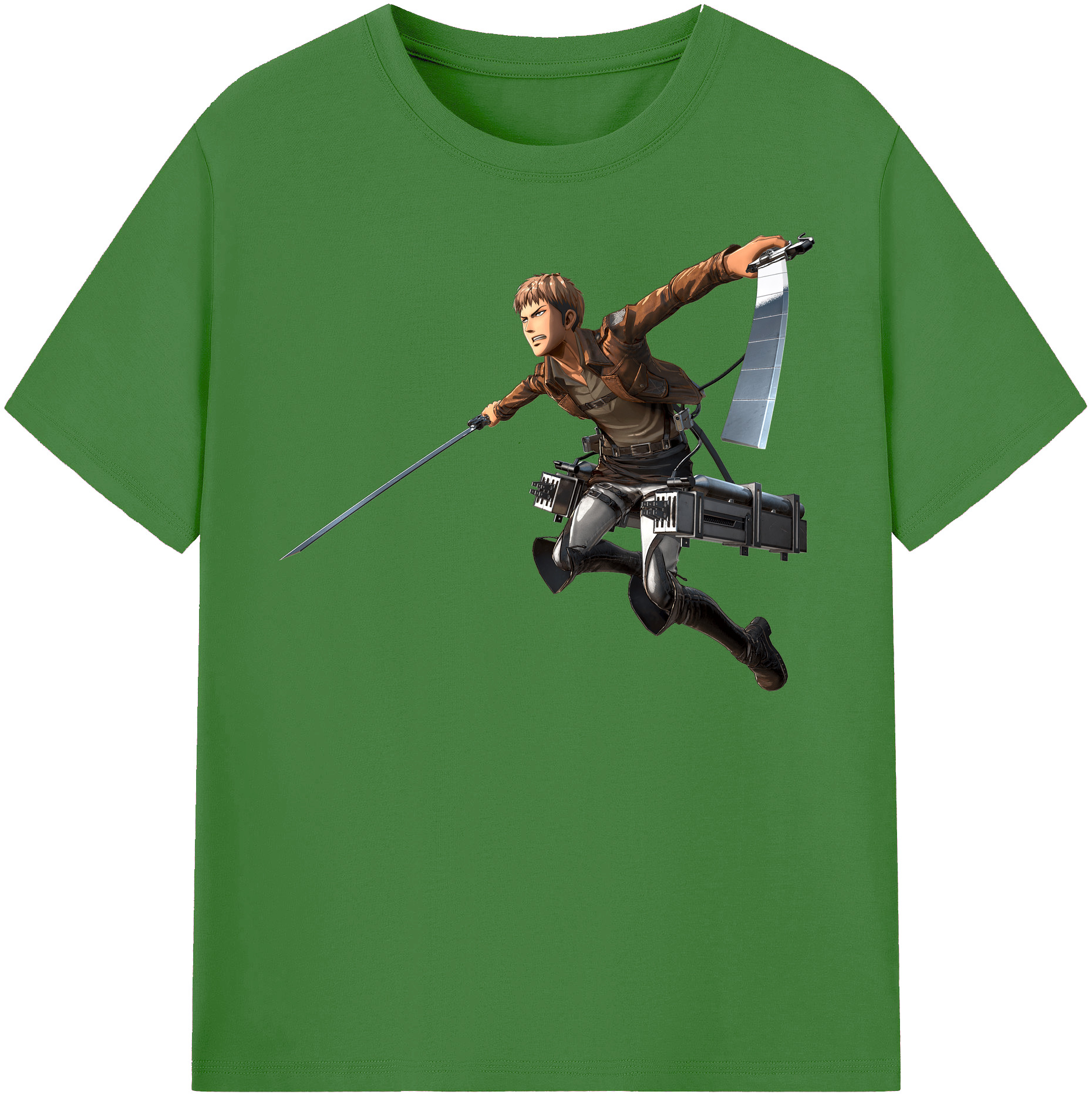 （画像用） 進撃の巨人 ジャン・キルシュタイン Attack on Titan Jean Kirstein レディースカジュアルプリントTシャツ（綿100％）